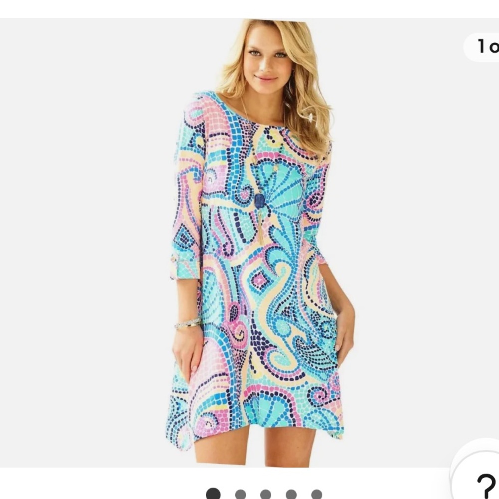 NWT Lilly Pulitzer Edna Swing Dress Sz M